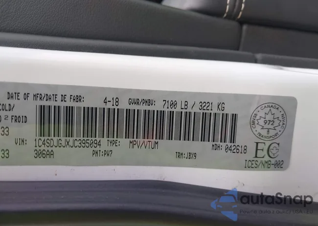 1C4SDJGJXJC395094: 40311264