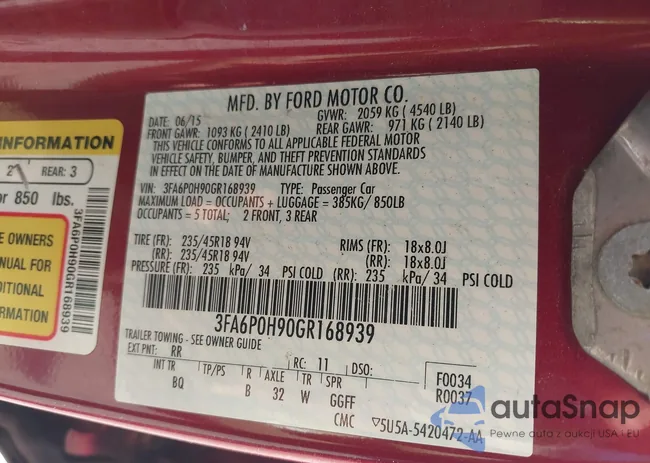 3FA6P0H90GR168939: 40312644