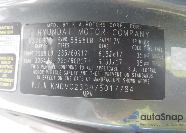 KNDMC233976017784: 40314320