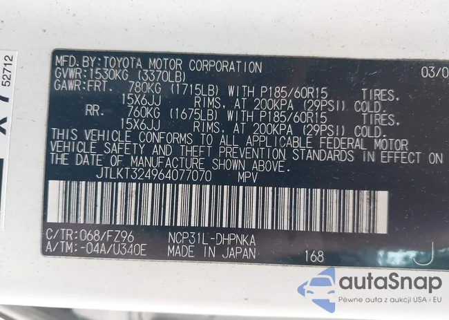 JTLKT324964077070: 40320372