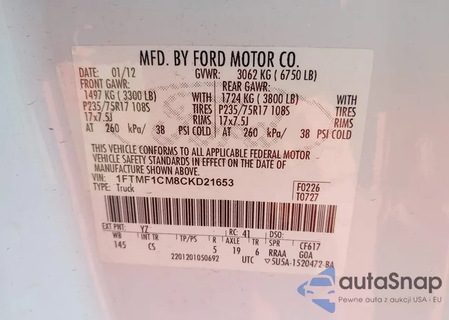 1FTMF1CM8CKD21653: 40322884