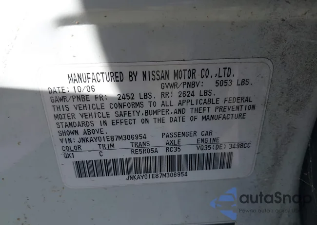 JNKAY01E87M306954: 40327862