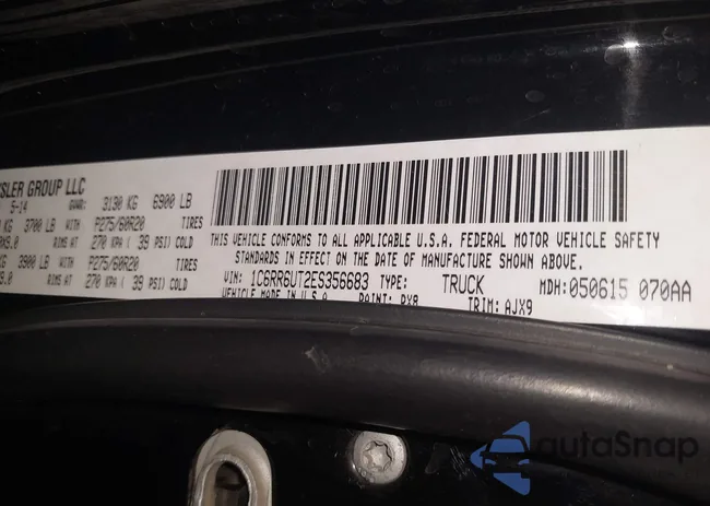 1C6RR6UT2ES356683: 40329500