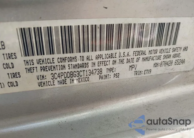 3C4PDDBG3CT134738: 40330899