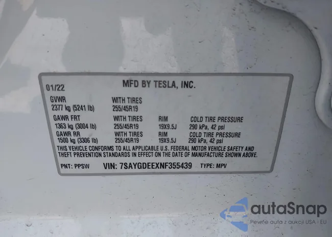 7SAYGDEEXNF355439: 40331874