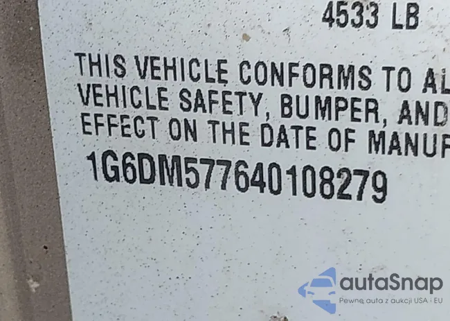 1G6DM577640108279: 40332513