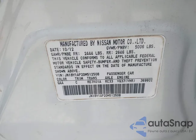 JN1BY1AP2DM512508: 40335262