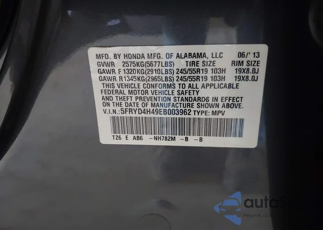 5FRYD4H49EB003962: 40335336