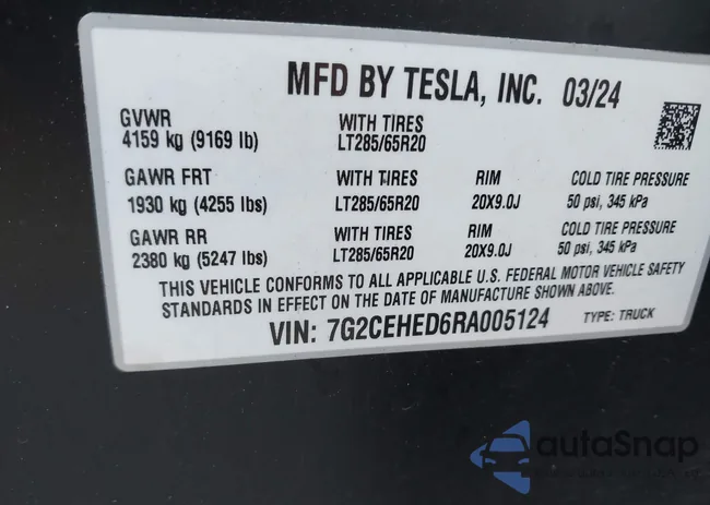 7G2CEHED6RA005124: 40341354