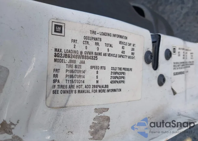 3G2JB5248WS834325: 40343980