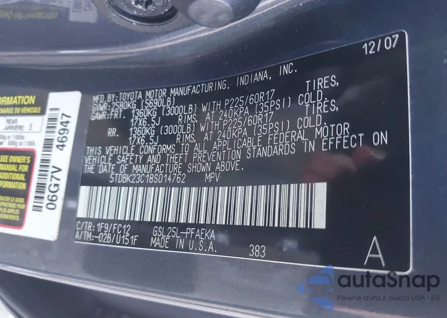 5TDBK23C18S014762: 40345009