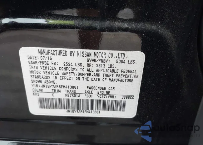 JN1BV7AR5FM413861: 40347002