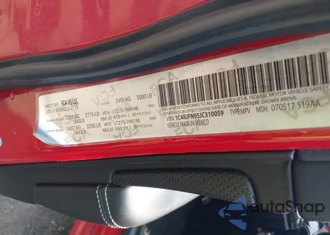 1C4RJFN95JC173978: 40347183