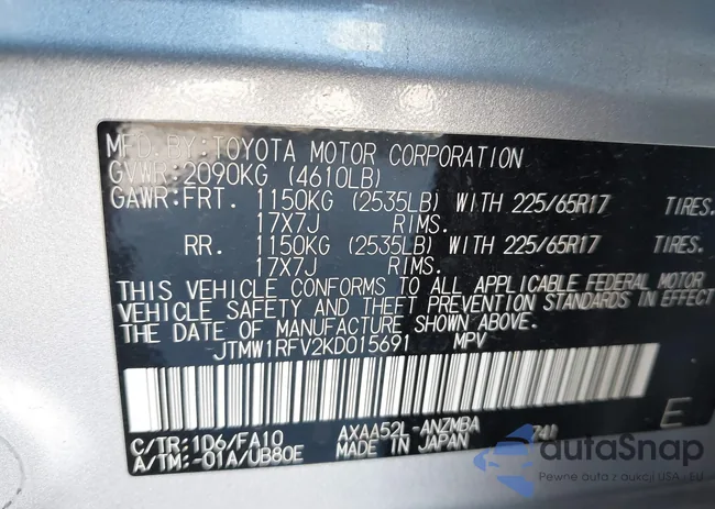 JTMW1RFV2KD015691: 40352542