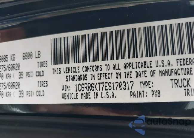 1C6RR6KT7ES170317: 40355605