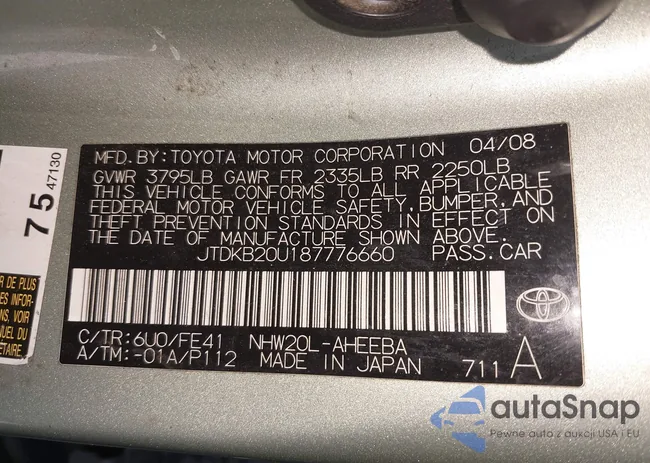 JTDKB20U187776660: 40361091