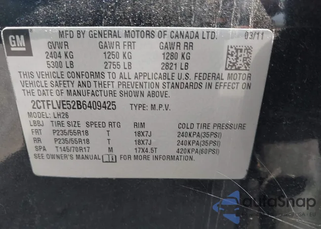 2CTFLVE52B6409425: 40361869