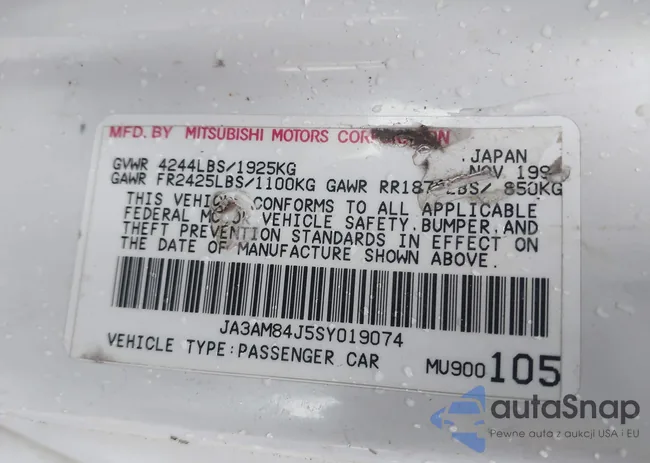 JA3AM84J5SY019074: 40363693