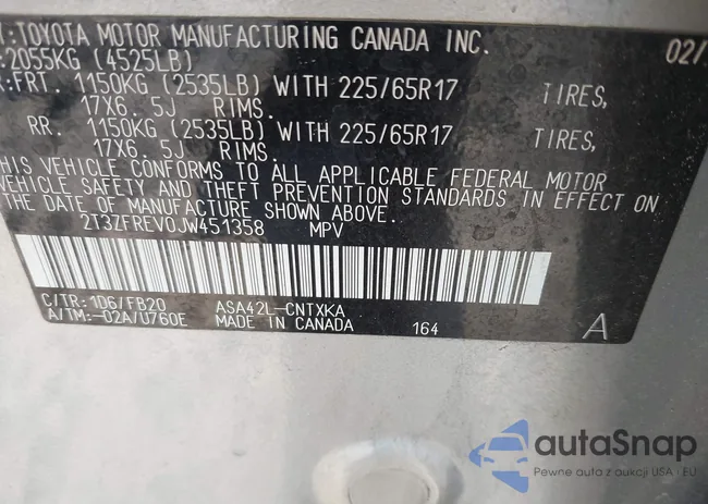 2T3ZFREV0JW451358: 40366936