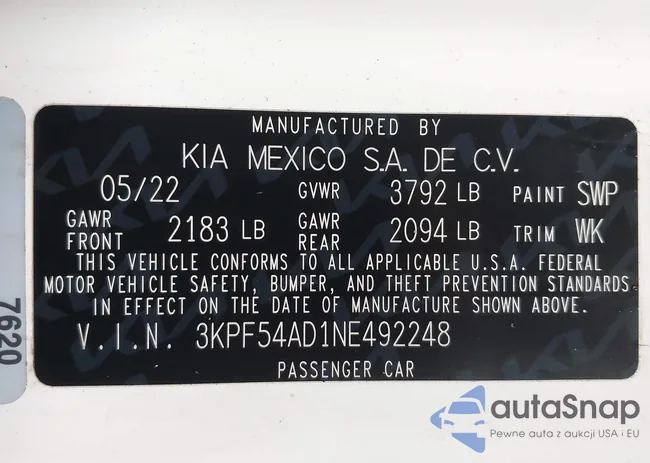 3KPF54AD1NE492248: 40367906