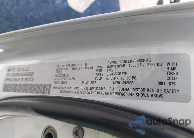 3C6UR4HJ5LG266505: 40368813