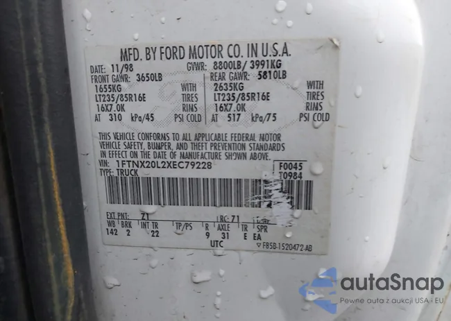 1FTNX20L2XEC79228: 40369897