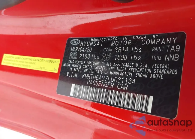 KMHTH6AB7LU031134: 40370274