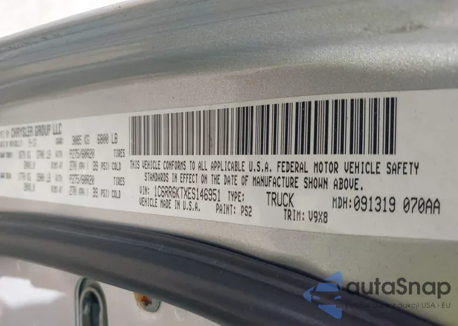 1C6RR6KTXES146951: 40370346