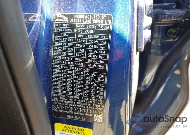 SADFP2FX2N1030435: 40371796