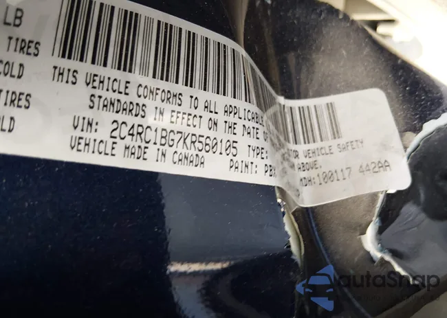 2C4RC1BG7KR560105: 40374120