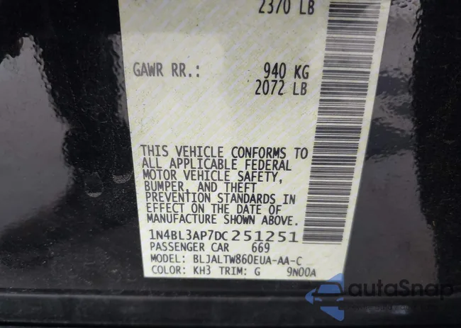 1N4BL3AP7DC251251: 40374848