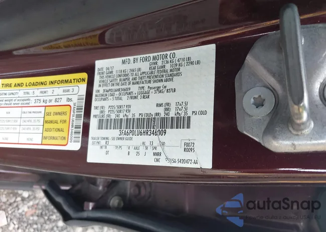 3FA6P0LU6HR346009: 40376094