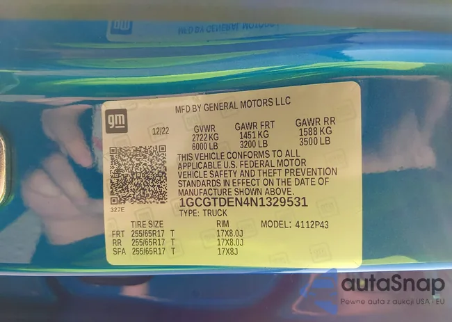 1GCGTDEN4N1329531: 40376321