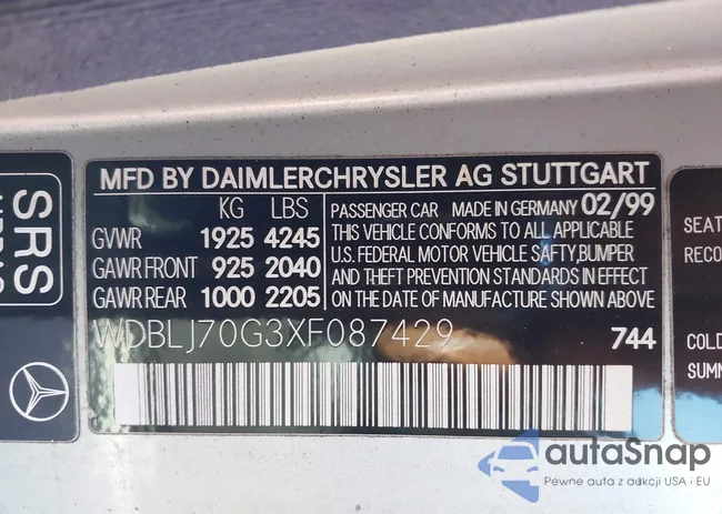 WDBLJ70G3XF087429: 40375438