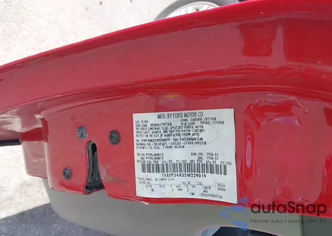 1FAFP34N35W229019: 40380153