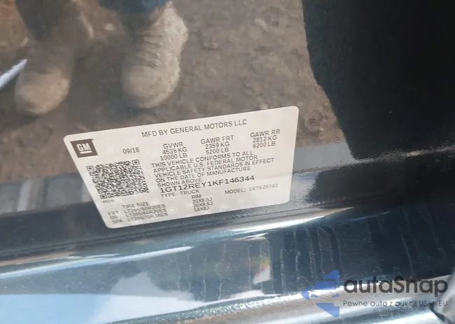 1GT12REY1KF146344: 40381809