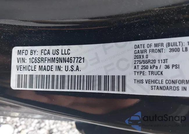 1C6SRFHM9NN467721: 40383485