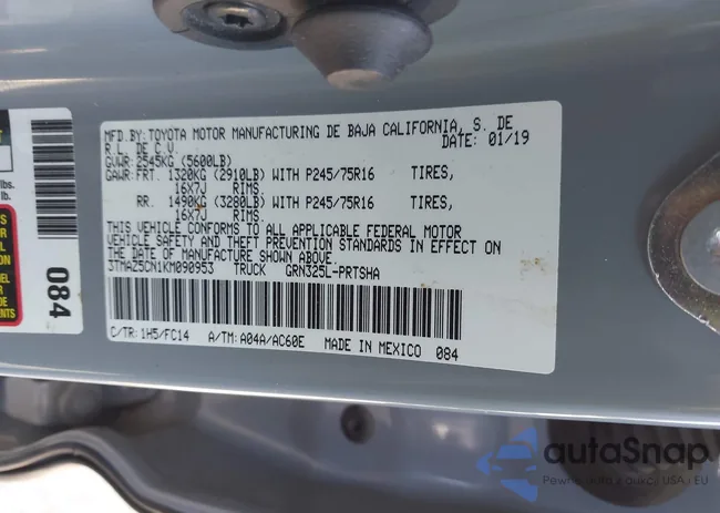 3TMAZ5CN1KM090953: 40385227