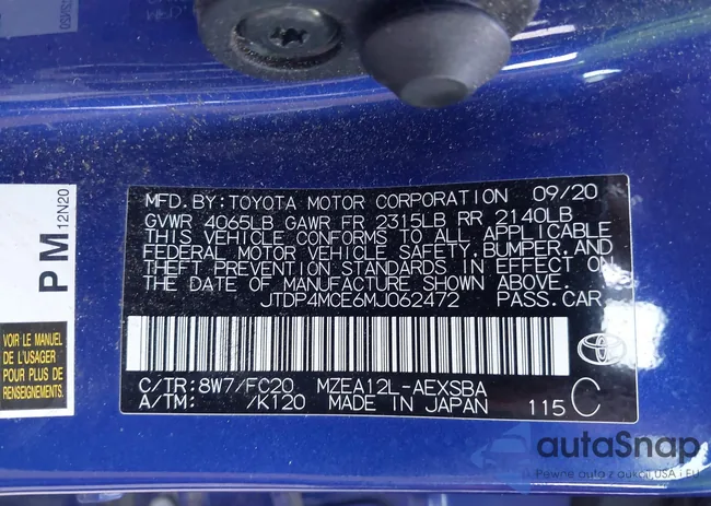 JTDP4MCE6MJ062472: 40386858