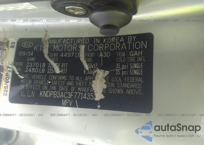 KNDPB3AC3F7714353: 40390678