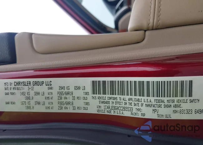 1C4RJEBG0CC265533: 40403135