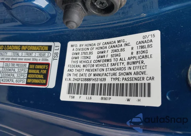 2HGFG3B88FH531639: 40408814