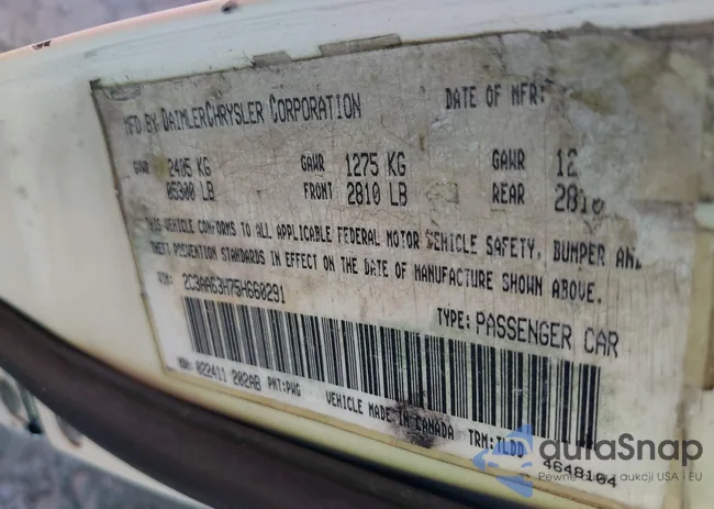 2C3AA63H75H660291: 40408431