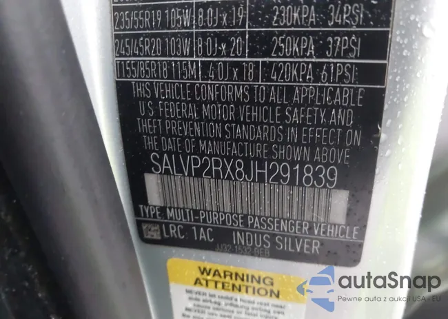 SALVP2RX8JH291839: 40410754