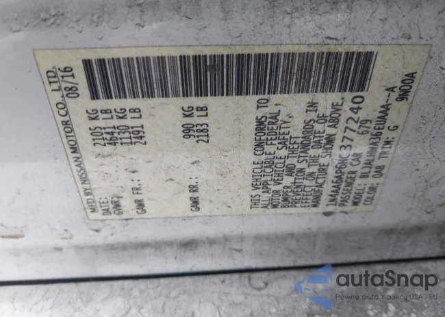 1N4AA6AP6HC377240: 40414254