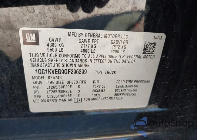 1GC1KVEG9GF296399: 40416760