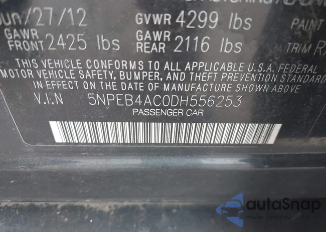 5NPEB4AC0DH556253: 40418397