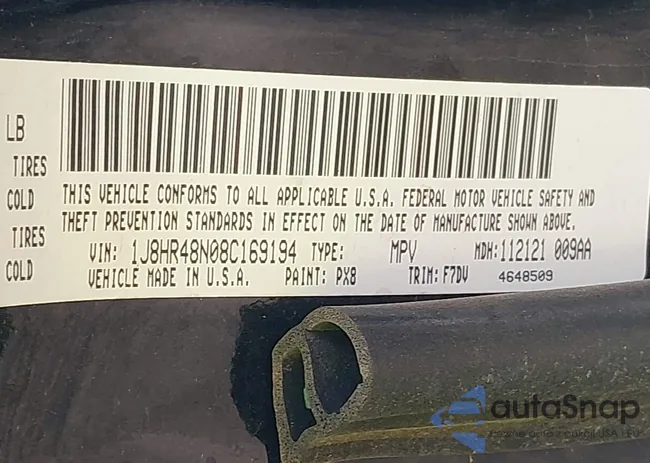 1J8GS48K38C221343: 40422187