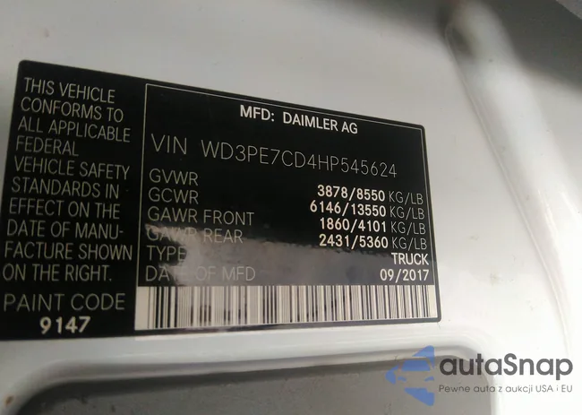 WD3PE7CD4HP545624: 40424091