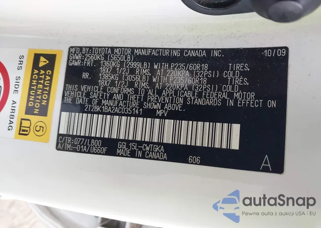 2T2BK1BA2AC035141: 40424278